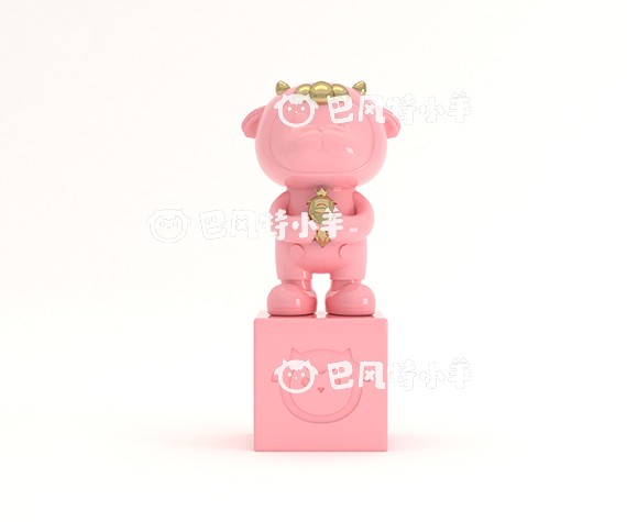 Friend Sheep PINK SCULPTURE