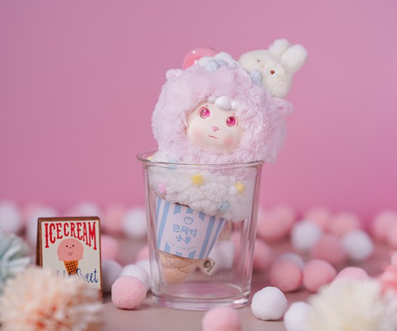 Friend Sheep x TOP TOY Marshmallow cones plush Limited Collaboration