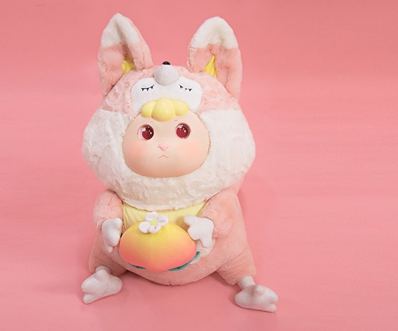 Friend Sheep super plush 1000% seris-PEACH FOX BONANA